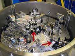 Лазерный интерферометр, фото с сайта NIST Лазерный интерферометр, фото с сайта NIST