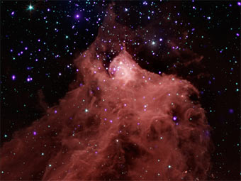  Cepheus B.    ,    Spitzer  Chandra.  NASA/CXC/JPL-Caltech/PSU/CfA 