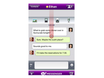 Yahoo! Messenger.    itunes.apple.com