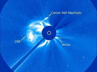 96P Machholz  ,   SOHO.  NASA/ESA/SOHO